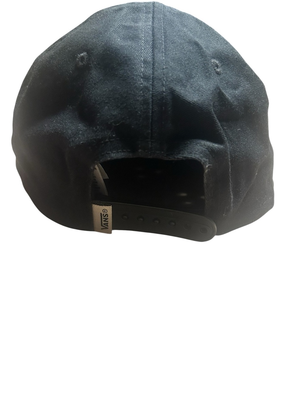 Vans Black Snapback Hat with Flat Brim - Picture 4 of 6